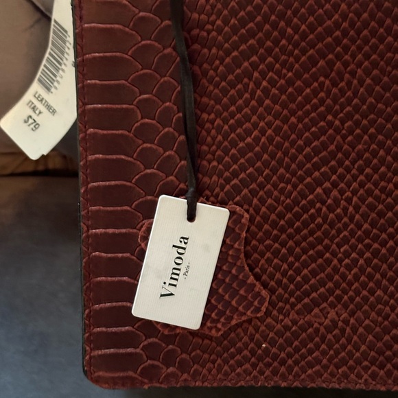 NWT Crossbody Shoulder Evening Bag for Women - Snake Printed Leather. - Picture 6 of 8